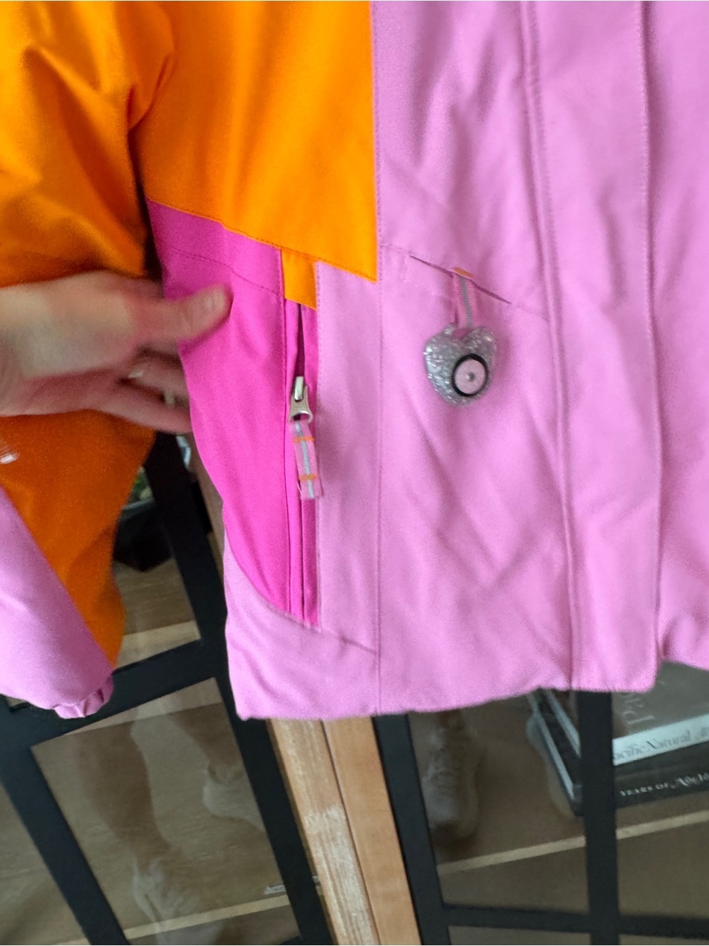 Obermeyer Harper Jacket skiing snow zip up fleece lined insulated pockets i-grow - Picture 6 of 13
